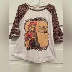 Clover Cottage NWT Vintage ruffle Tee 4 T